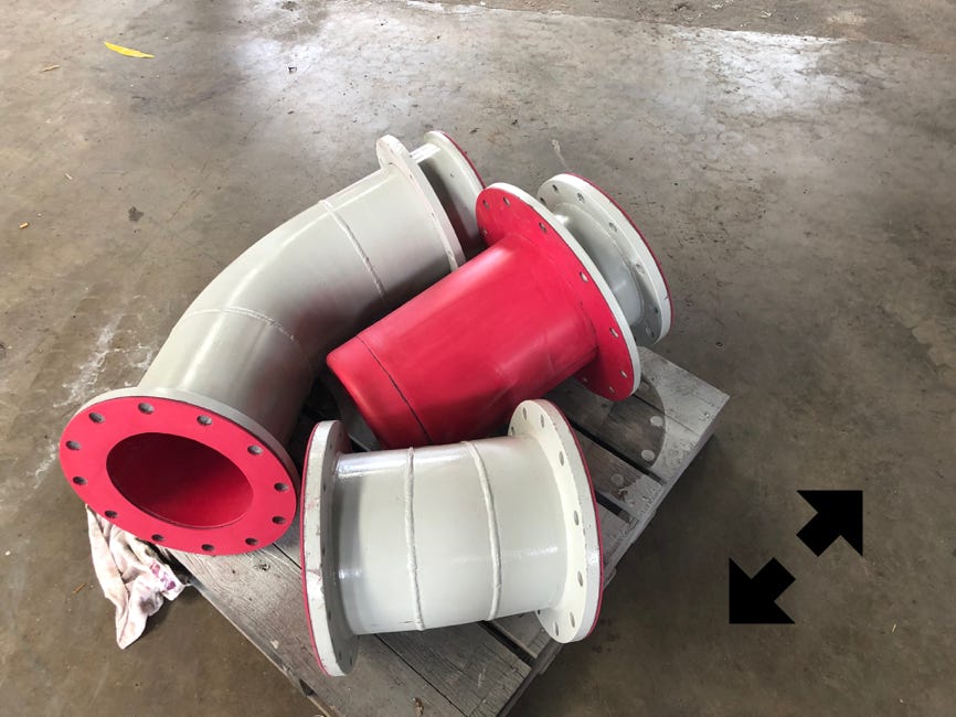 Rubber Lined Steel Pipe