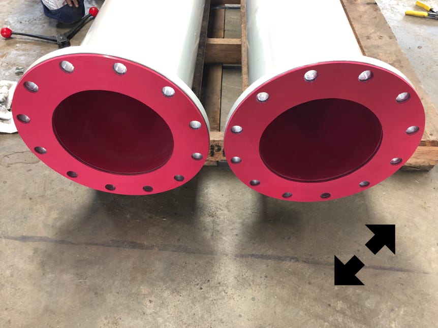 Rubber Lined Steel Pipe